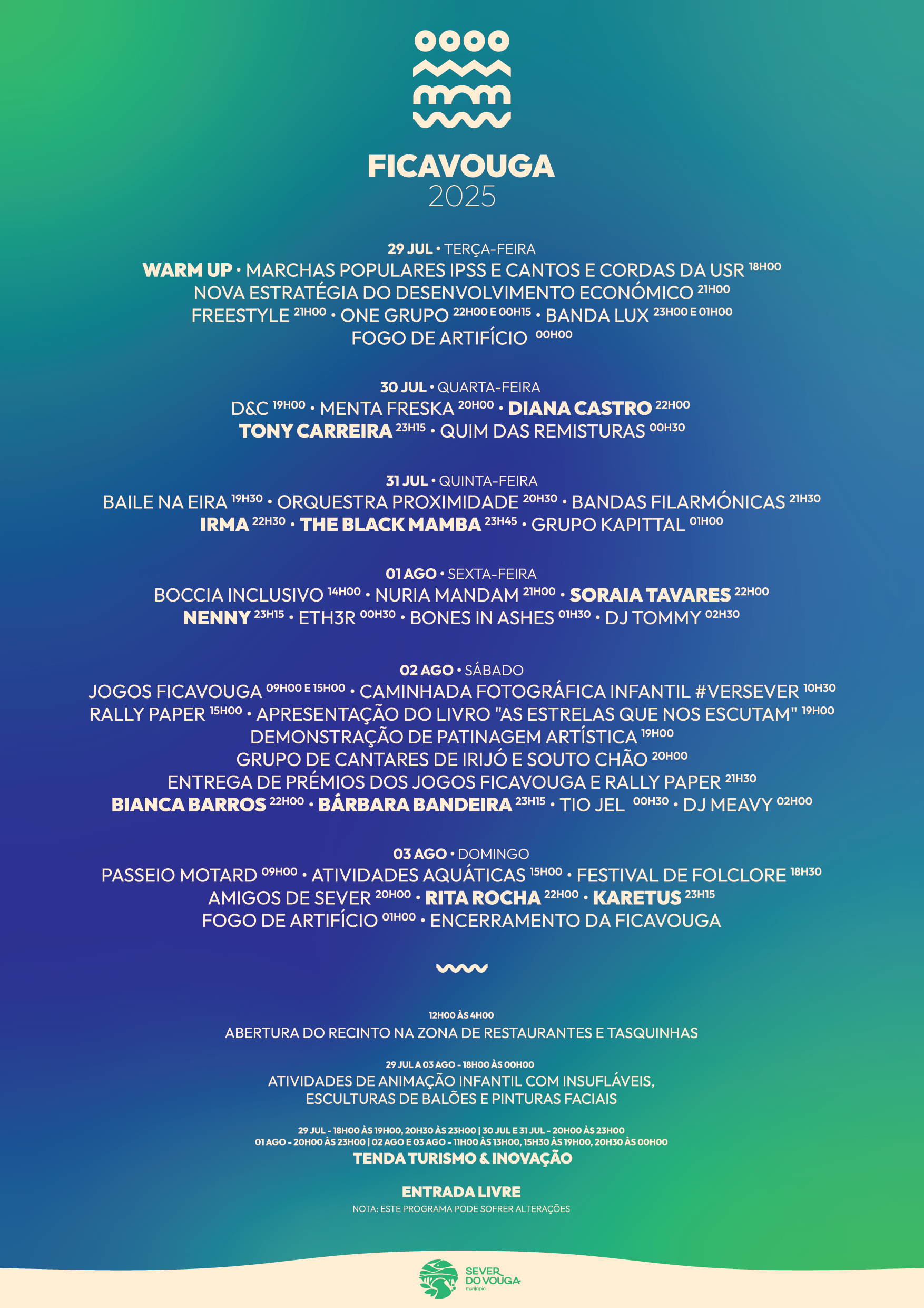 Cartaz do ano 2025